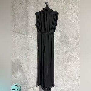 Elegant Black Maxi Romper